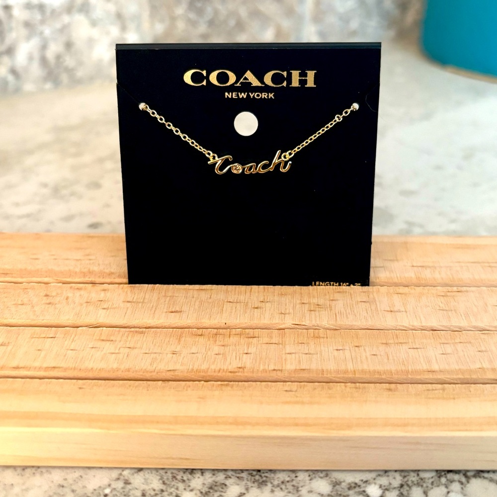 Coach Gold Necklace